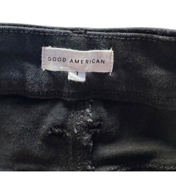 Good American Good Legs Power Stretch Pull On Flare Jeans Women's Size 1 (Small) - Picture 5 of 9